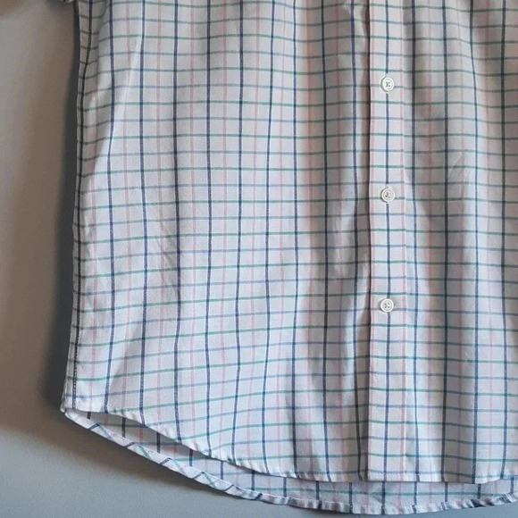 St. John's Bay Men's Collared Short  Sleeve Button Down T-Shirt | M - Picture 7 of 10